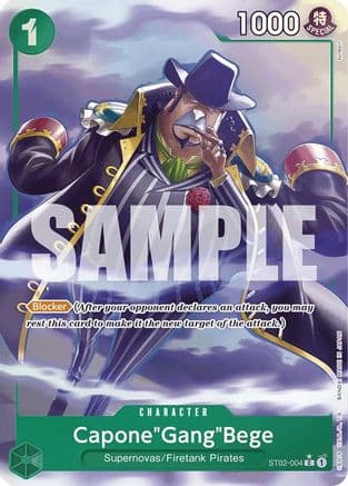 Capone"Gang"Bege (ST02-004) (Alternate Art) — Premium Booster -The Best-
