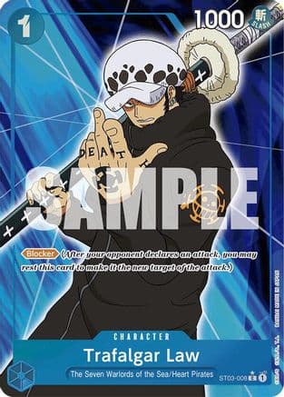 Trafalgar Law (ST03-008) (Full Art) — Premium Booster -The Best-