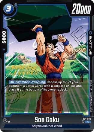 Son Goku - FB04-035 — Ultra Limit Release Event Cards