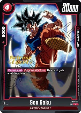 Son Goku - FB04-011 — Ultra Limit Release Event Cards