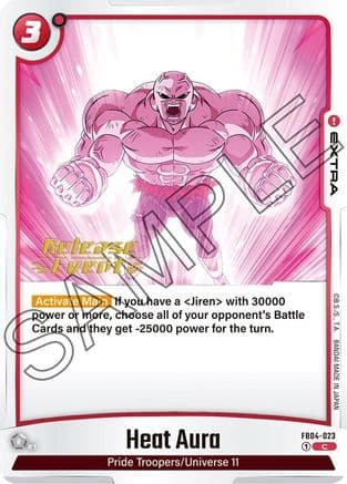 Heat Aura — Ultra Limit Release Event Cards