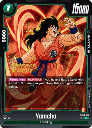 Yamcha — Ultra Limit Release Event Cards