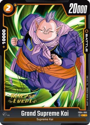 Grand Supreme Kai — Ultra Limit Release Event Cards