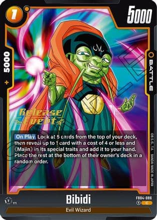 Bibidi — Dragon Ball Super: Fusion World card