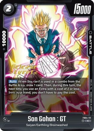 Son Gohan : GT — Ultra Limit Release Event Cards