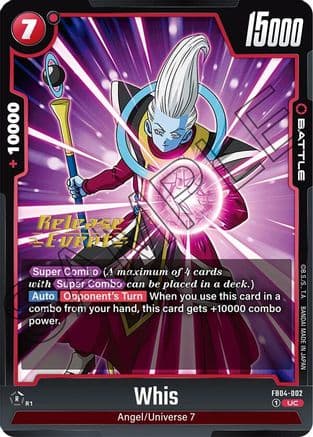 Whis — Ultra Limit Release Event Cards