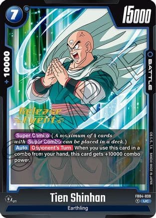 Tien Shinhan - FB04-039 — Ultra Limit Release Event Cards