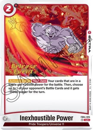 Inexhaustible Power — Ultra Limit Release Event Cards