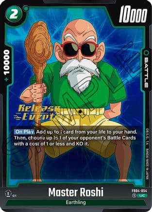 Master Roshi — Ultra Limit Release Event Cards