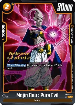 Majin Buu : Pure Evil — Ultra Limit Release Event Cards