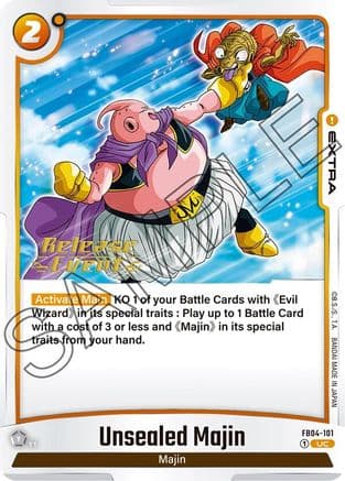 Unsealed Majin — Ultra Limit Release Event Cards