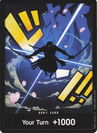 DON!! Card (Zoro) — Premium Booster -The Best-