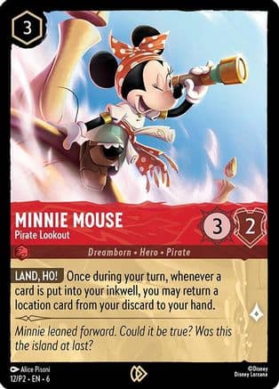 Minnie Mouse - Pirate Lookout — Disney Lorcana Promo Cards
