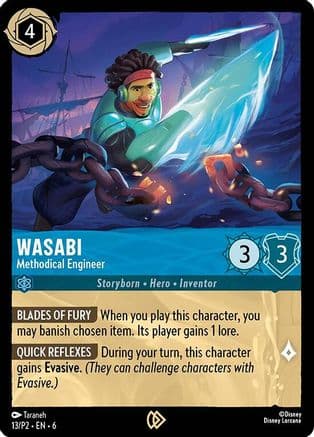 Wasabi - Methodical Engineer — Disney Lorcana Promo Cards