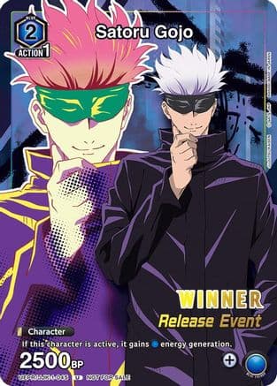 Satoru Gojo (Release Event Winner) — UE03BT: Jujutsu Kaisen Release Event Cards