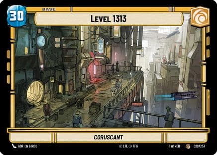 Level 1313 // Battle Droid — Twilight of the Republic Star Wars: Unlimited card by Asdren Kanos