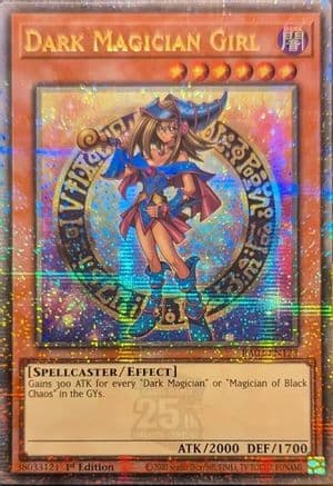 Dark Magician Girl (Quarter Century Secret Rare) (B) — Quarter Century Bonanza