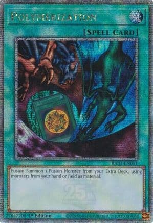 Polymerization (A) (Alternate Art) (Quarter Century Secret Rare) — Quarter Century Bonanza