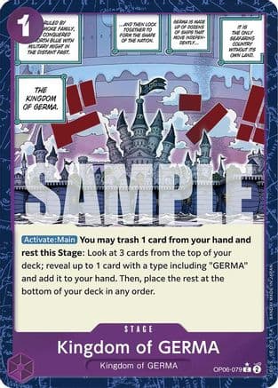 Kingdom of GERMA (Textured Foil) — Premium Booster -The Best-