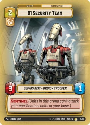 B1 Security Team — Twilight of the Republic: Weekly Play Promos