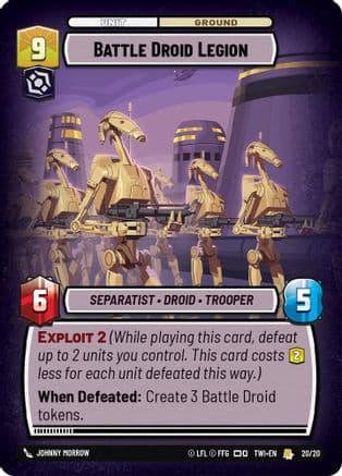 Battle Droid Legion — Twilight of the Republic: Weekly Play Promos
