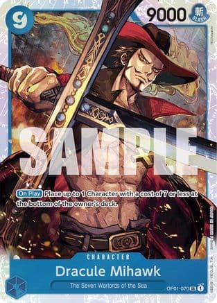 Dracule Mihawk (OP01-070) (Reprint) — Premium Booster -The Best-
