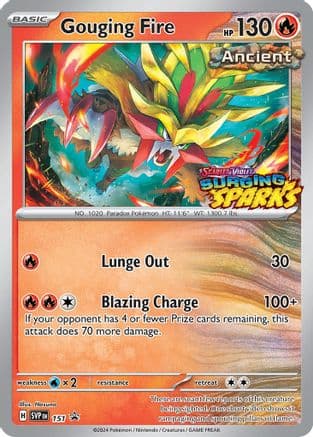Gouging Fire - 151 — SV: Scarlet & Violet Promo Cards Pokémon TCG card by Mitsuhiro Arita