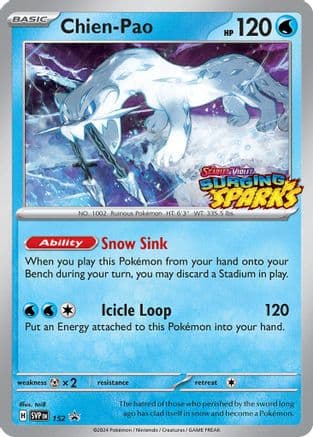 Chien-Pao - 152 — SV: Scarlet & Violet Promo Cards Pokémon TCG card by N Wilbur