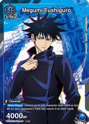 Megumi Fushiguro (107) (SR*) — UE03ST: Jujutsu Kaisen Starter Deck