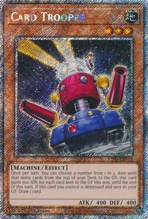 Card Trooper (Platinum Secret Rare) — Quarter Century Bonanza
