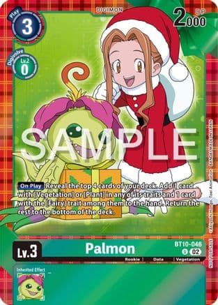 Palmon (Winter Holiday Event 2024) — Xros Encounter