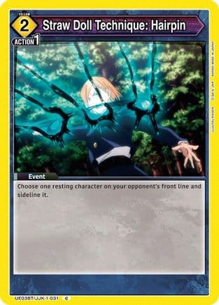 Straw Doll Technique: Hairpin — UE03BT: Jujutsu Kaisen
