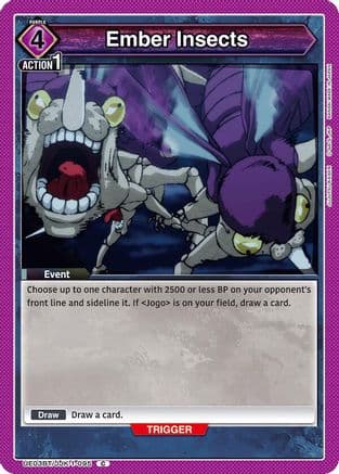 Ember Insects — UE03BT: Jujutsu Kaisen Union Arena card by BANDAI
