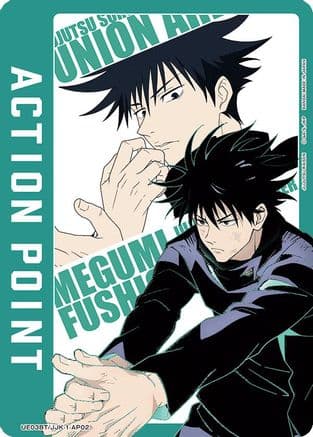 Action Point Card (AP02) (Megumi Fushiguro) — UE03BT: Jujutsu Kaisen