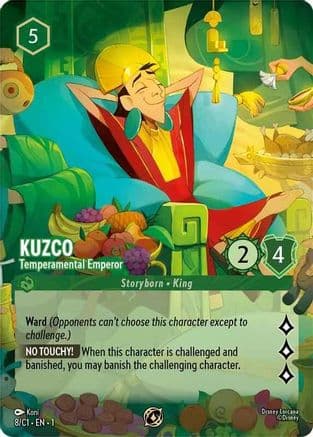 Kuzco - Temperamental Emperor — Disney Lorcana Promo Cards