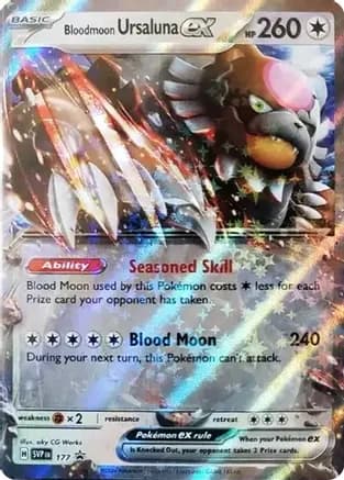 Bloodmoon Ursaluna ex - 177 — SV: Scarlet & Violet Promo Cards