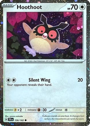 Hoothoot - 126 (Cosmos Holo) — SV: Scarlet & Violet Promo Cards Pokémon TCG card by ryoma uratsuka