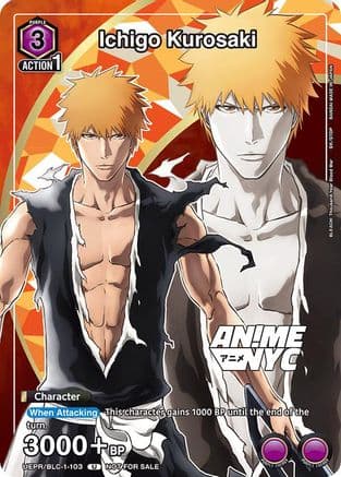 Ichigo Kurosaki (Anime NYC) — Union Arena Promotion Cards