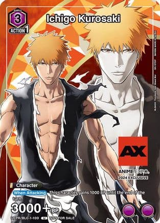 Ichigo Kurosaki (Anime Expo 2024) — Union Arena Promotion Cards