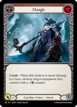 Mangle — Armory Deck: Jarl Vetreidi Flesh and Blood card by Federico Musetti