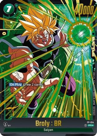Broly : BR - FP-014 (Selection Pack 01) — Tournament and Championship Promos