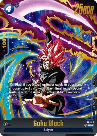 Goku Black - FP-015 (Selection Pack 01) — Tournament and Championship Promos