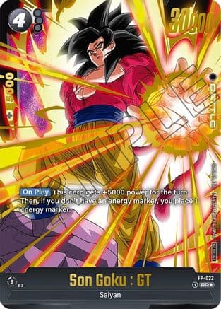 Son Goku : GT - FP-022 (Selection Pack 01) — Tournament and Championship Promos