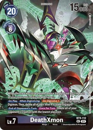 DeathXmon (Alternate Art) — Digimon Card Game card
