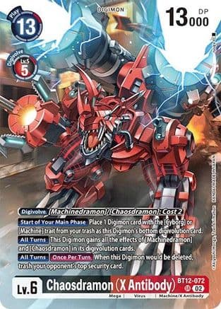 Chaosdramon (X Antibody) (Alternate Art) — Special Limited Set