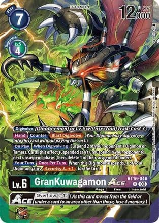 GranKuwagamon ACE (Alternate Art) — Special Limited Set