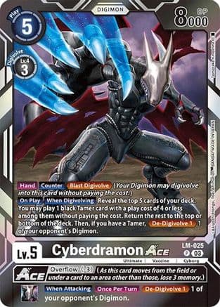 Cyberdramon ACE — Special Limited Set Digimon Card Game card by Akiyoshi Honga