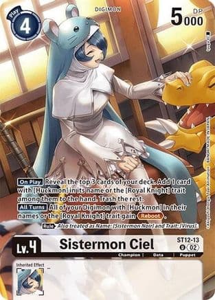 Sistermon Ciel (Alternate Art) — Digimon Card Game card