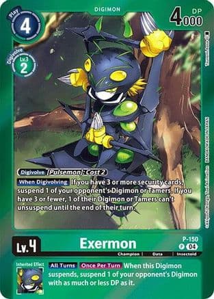 Exermon (Reprint) — Special Limited Set Digimon Card Game card by Tsumomo Aoi