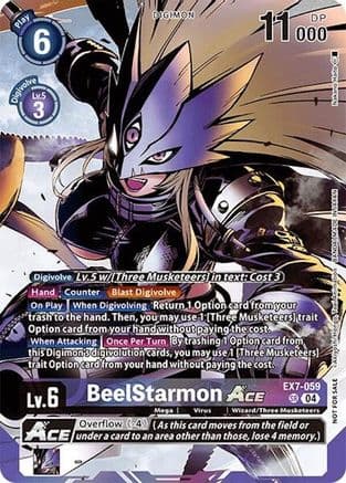 BeelStarmon ACE (Alternate Art) (Box Topper) — Digimon Card Game card